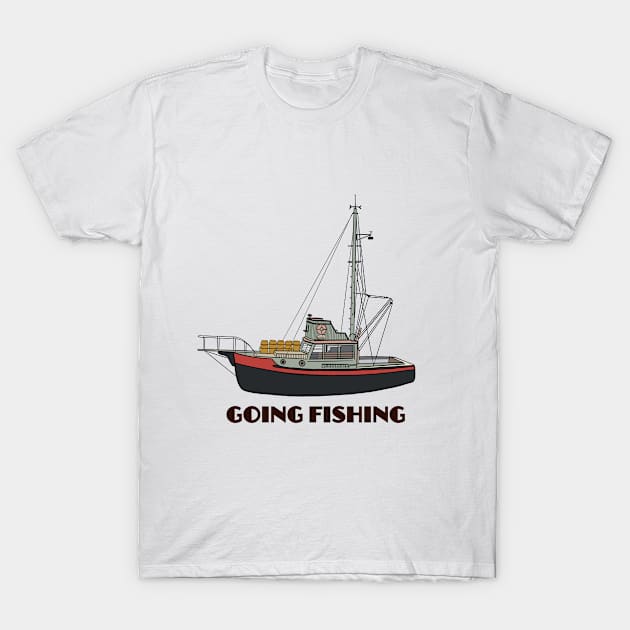 Going Fishing T-Shirt by phymns